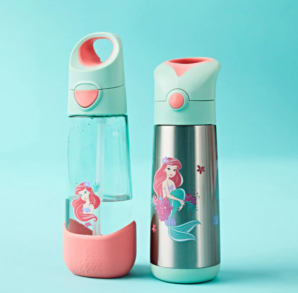 Triton Drink Bottle 600ml - The Little Mermaid - B Box