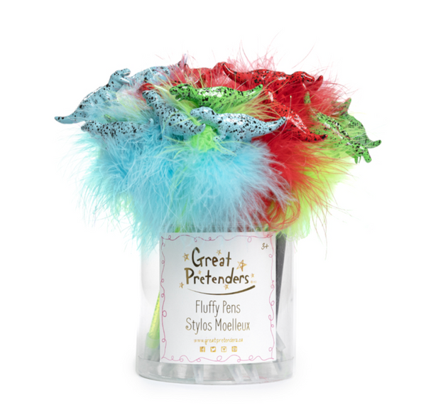 Fluffy Dinosaur Pens - Great Pretenders DISCOUNTED