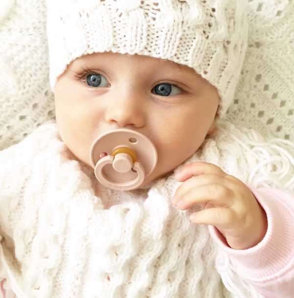 Bibs Dummies - Size One - Baby Pink - BIBS Denmark