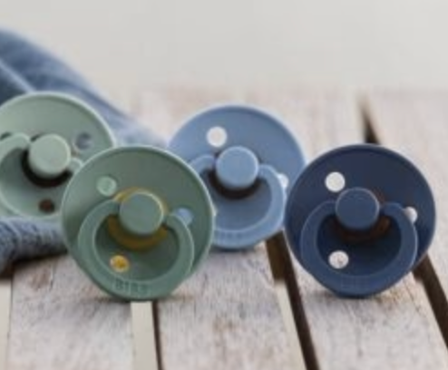 Bibs Dummies - Size Two - Petrol Blue - BIBS Denmark