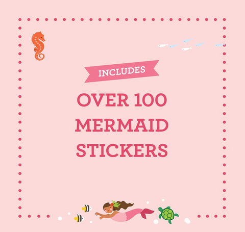 Colouring Book with Stickers Mermaids - Petit College
