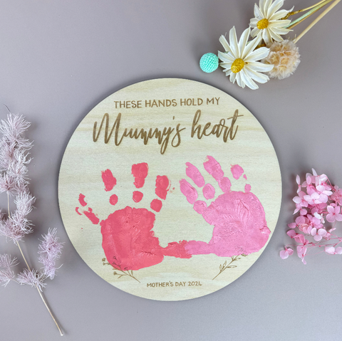 Mother's Day Handprint Plaque - Luma Light