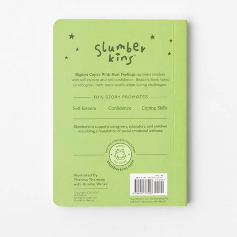 Bigfoot Copes with Hurt Feelings Board Book - Slumberkins