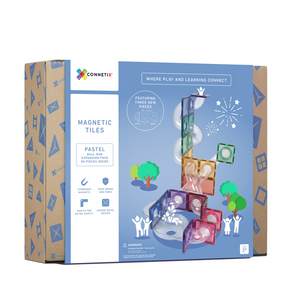 Pastel Ball Run Expansion Pack 80 pc - Connetix Tiles
