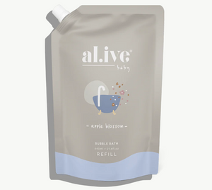 640ml Bubble Bath Refill - Apple Blossom - Al.ive