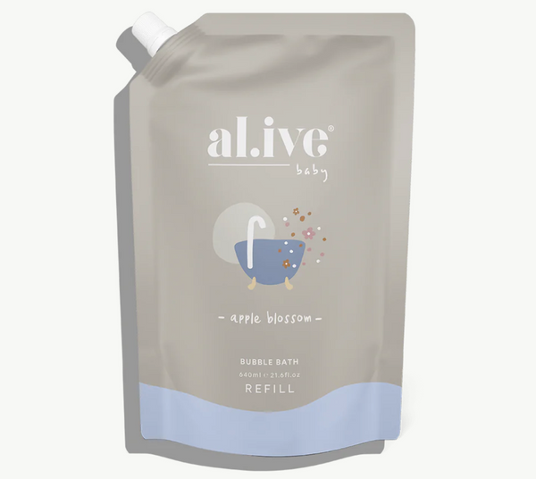 640ml Bubble Bath Refill - Apple Blossom - Al.ive