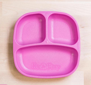 Divided Plate Bright Pink - RePlay
