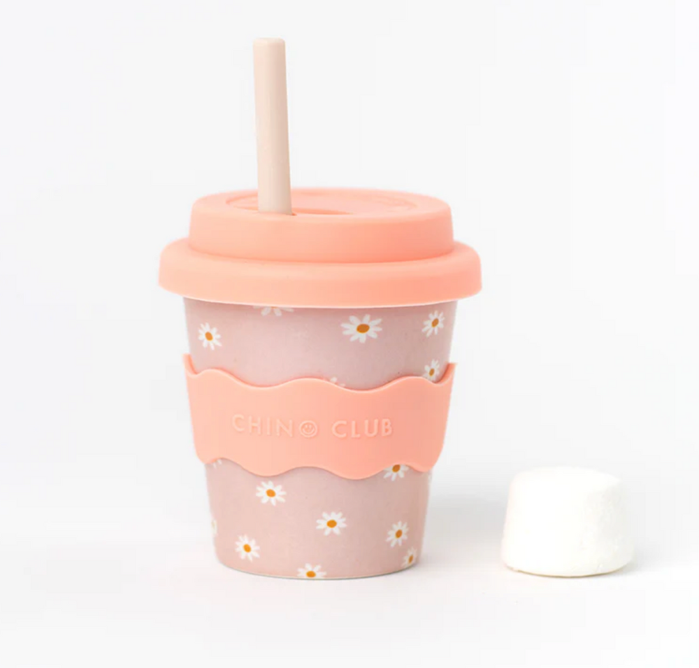 Pink Daisy Chino Cup 4 oz - Chino Club