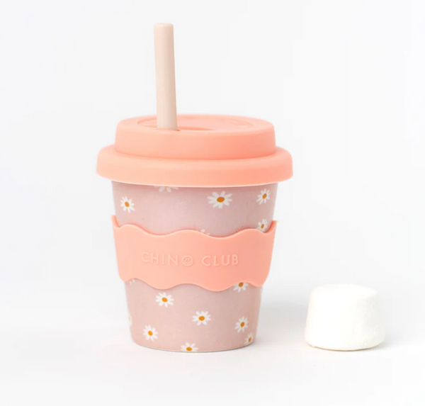 Pink Daisy Chino Cup 4 oz - Chino Club