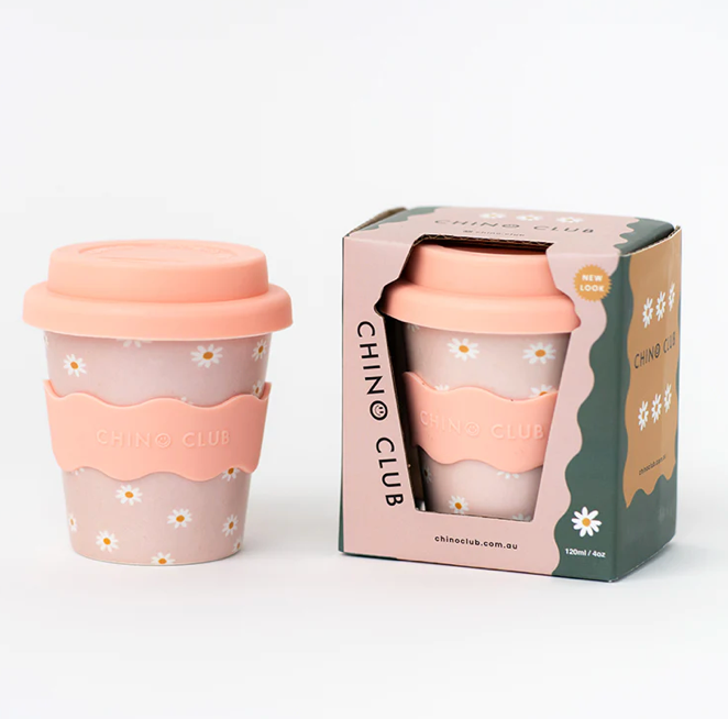 Pink Daisy Chino Cup 4 oz - Chino Club