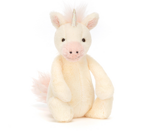 Bashful Unicorn Cream - Little - Jellycat