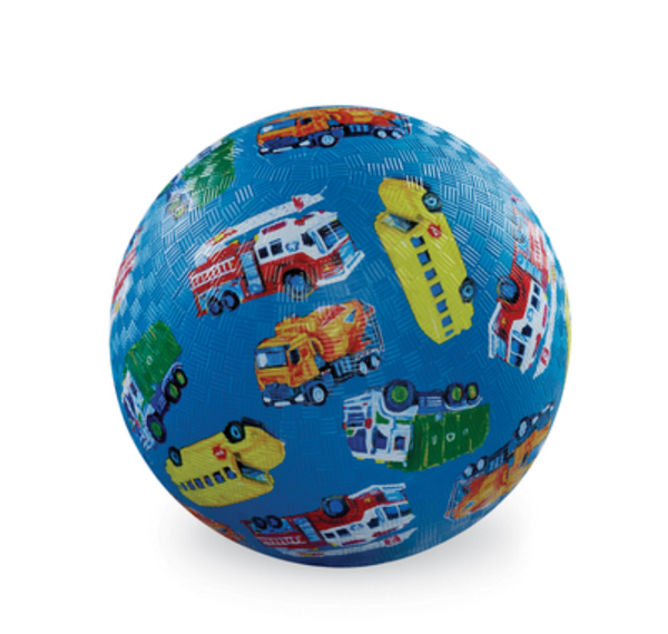 5 inch Playground Ball - City Vehicles - Crocodile Creek