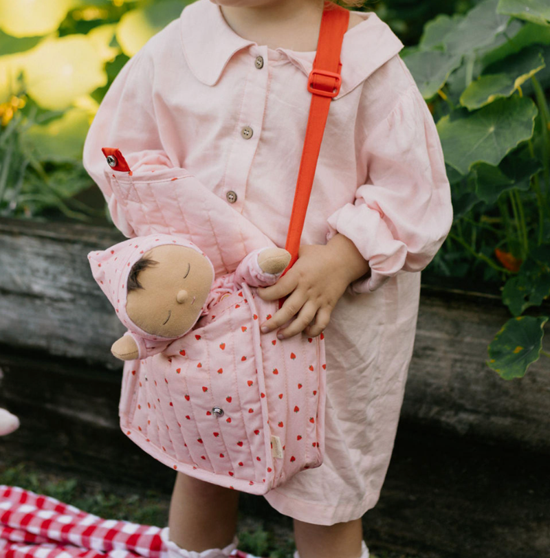 Carrie Convertible Changing Set - Strawberry - Olli Ella