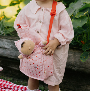 Carrie Convertible Changing Set - Strawberry - Olli Ella