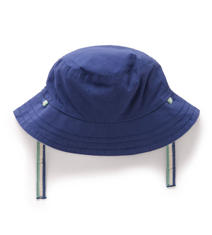 Reversible Striped Bucket Hat - Pure Baby