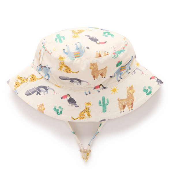 Bucket Hat - Animal Fiesta - Pure Baby