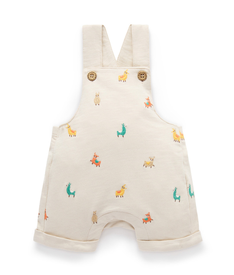 Broderie Overall Llama - Pure Baby