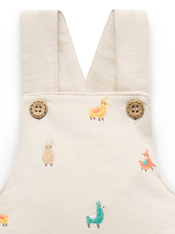 Broderie Overall Llama - Pure Baby