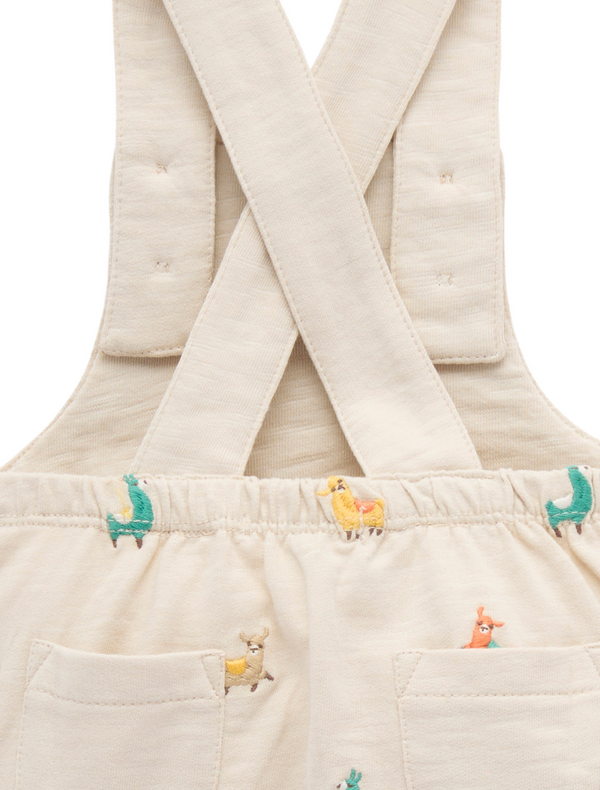 Broderie Overall Llama - Pure Baby