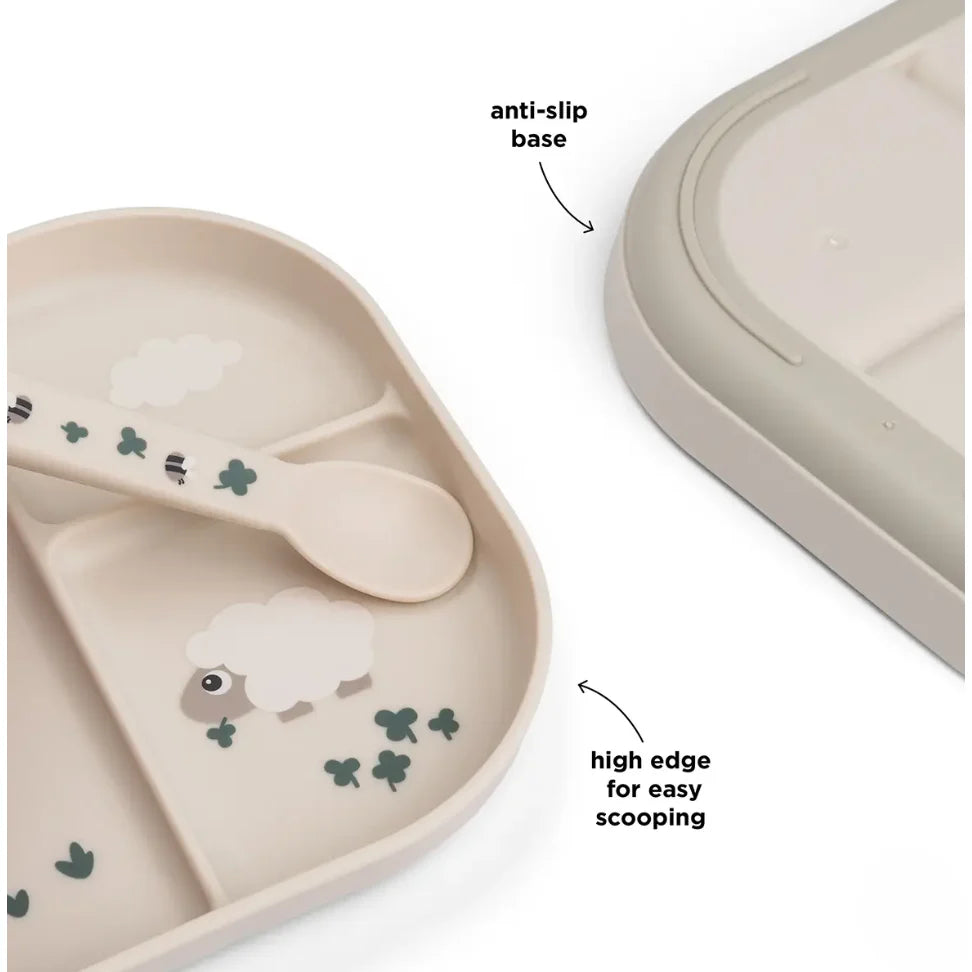 Foodie Compartment Plate Farm Powder - Done by Deer