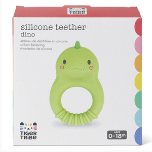 Silicone Teether - Dino - Tiger Tribe