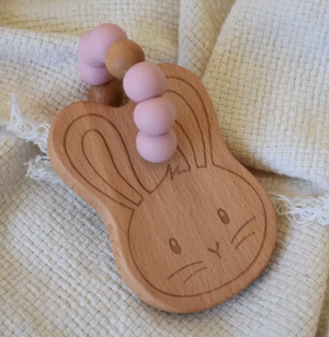 Bunny Teether - Rose Blush - Bella Zailea