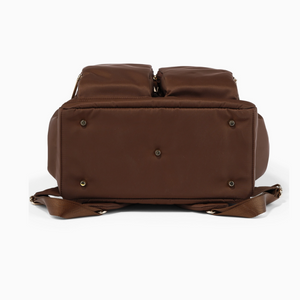 Signature Nappy Backpack - Chocolate Nylon - OIOI