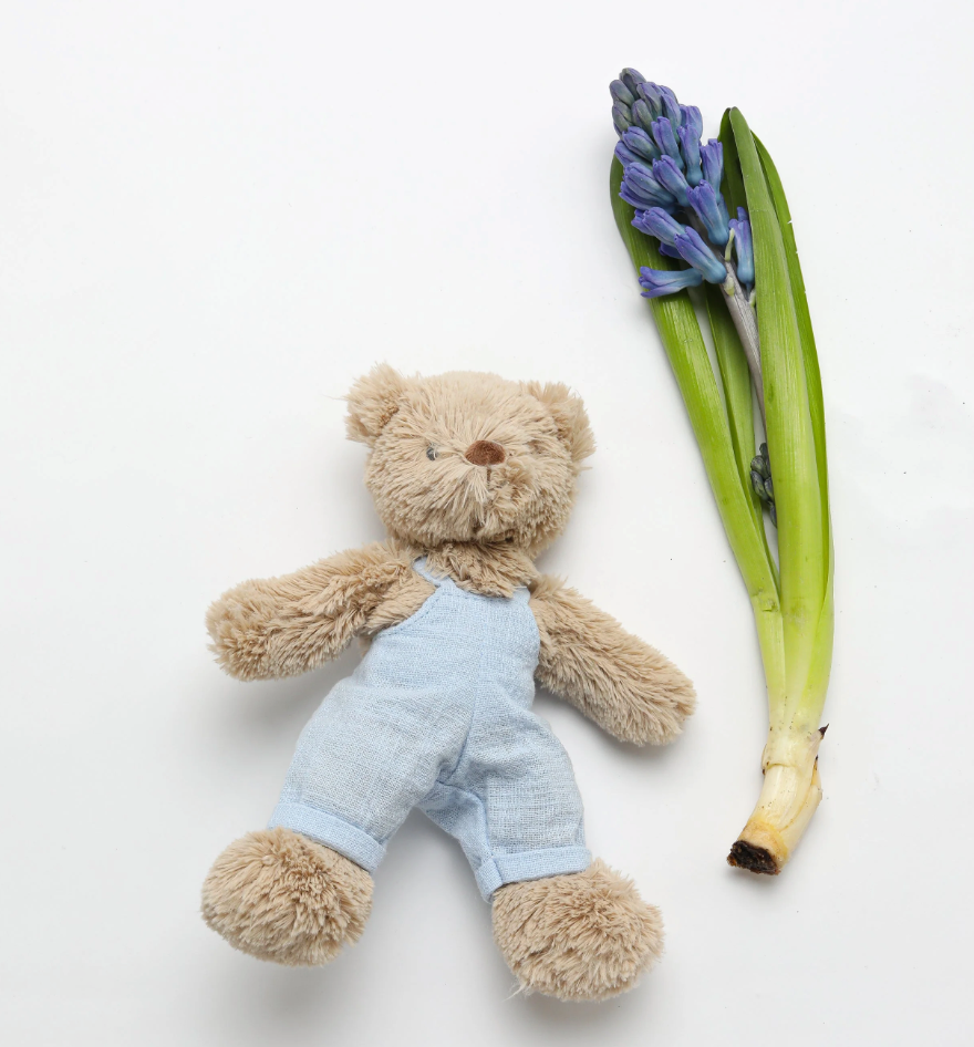 Baby Honey Bear - Overalls Baby Blue - Nana Huchy