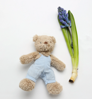Baby Honey Bear - Overalls Baby Blue - Nana Huchy