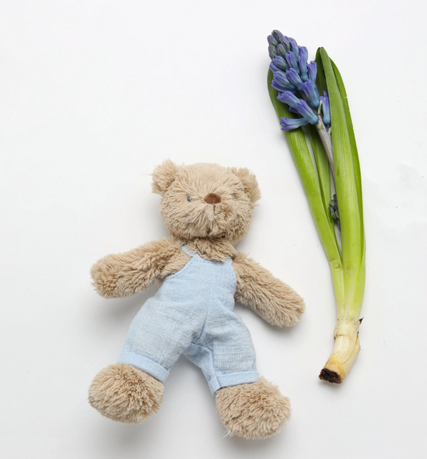 Baby Honey Bear - Overalls Baby Blue - Nana Huchy