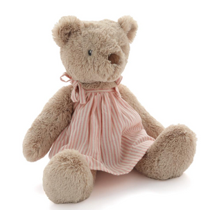 Honey Bear Dress - Pink Stripe - Nana Huchy