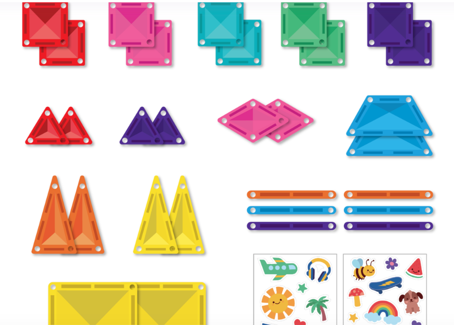 Travel Mini Pack 32 pc - Connetix Tiles