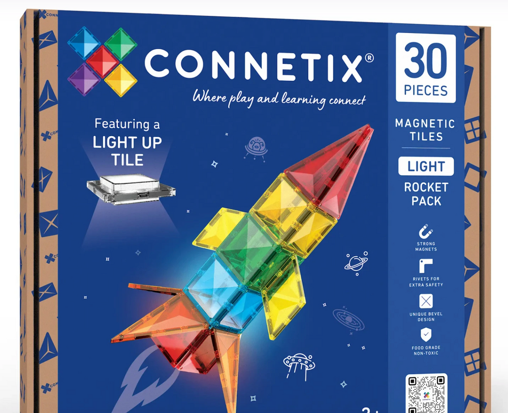 Light Rocket Pack 30 pc - Connetix Tiles