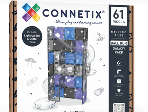 Ball Run Galaxy Pack 61 pc - Connetix Tiles
