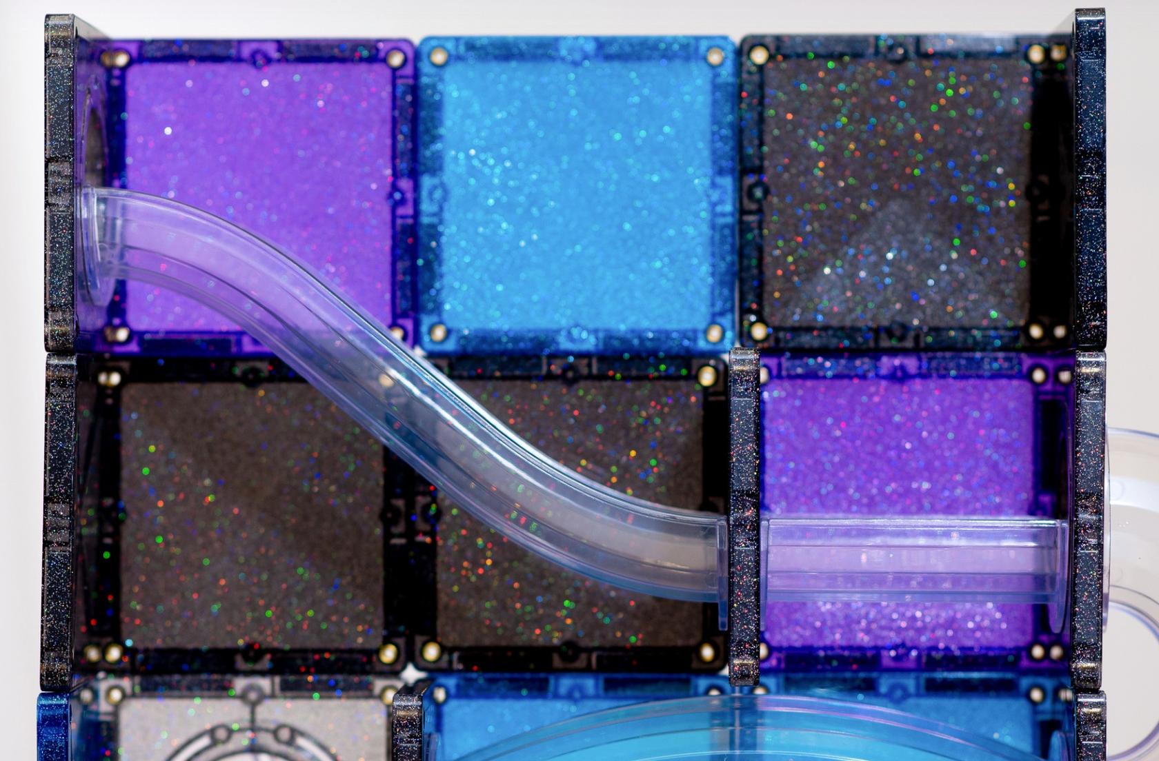 Ball Run Galaxy Pack 61 pc - Connetix Tiles