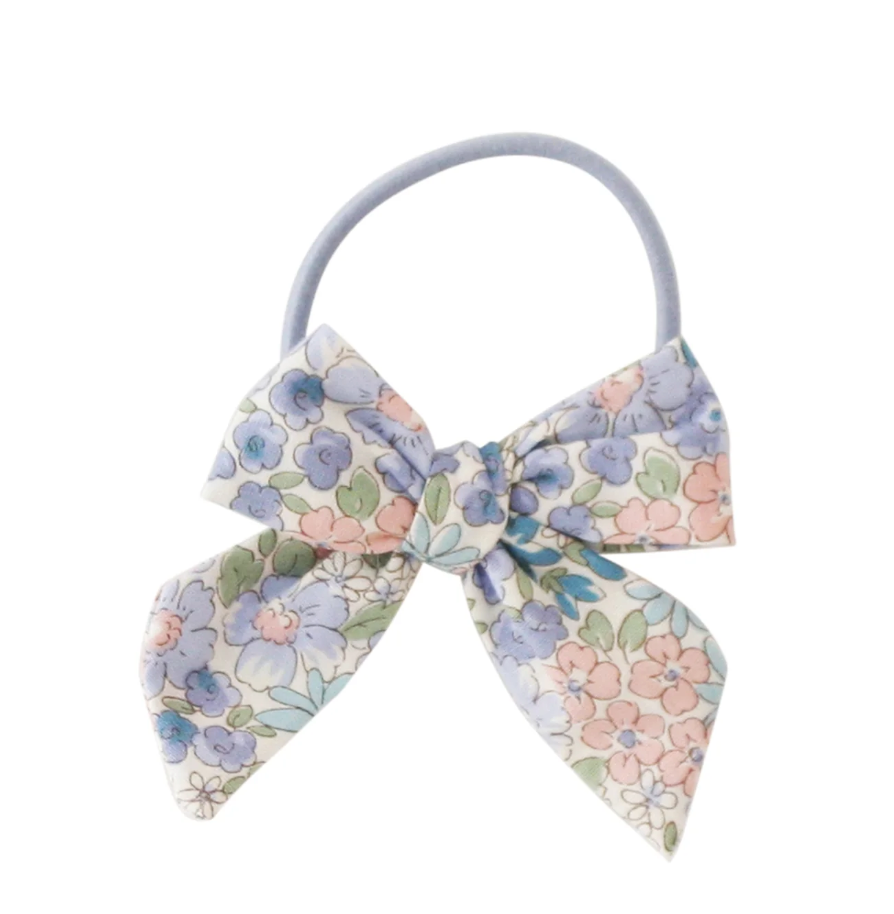 Bow Hair Tie Set Lilly Blue - Alimrose