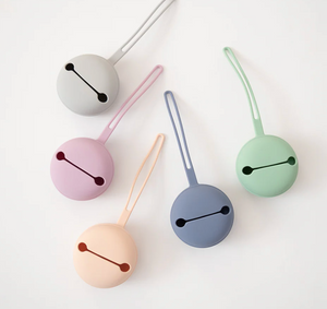 Pacifier / Dummy Case - Misty Blue - Living Textiles