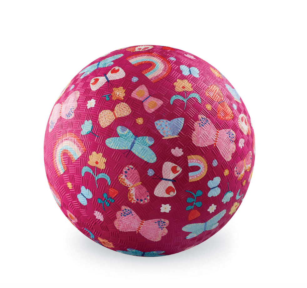 5 inch Playground Ball - Butterflies - Crocodile Creek