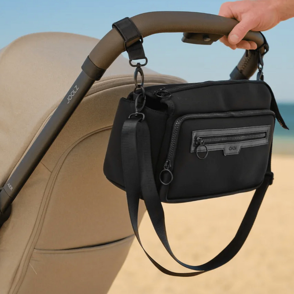 Multitasker Pram Caddy - Black Neoprene - OIOI