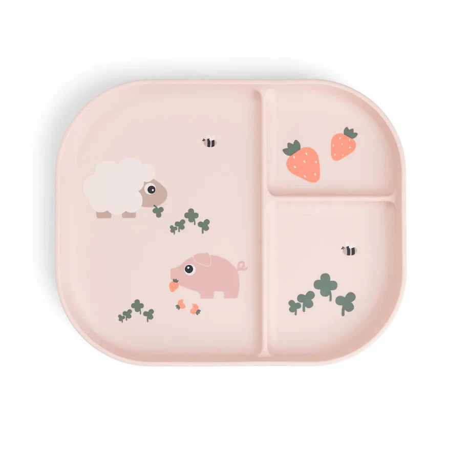 Foodie Compartment Plate Farm Powder - Done by Deer