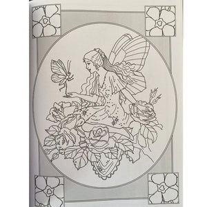 Shirley Barber's Classic Fairies Colour-In with stickers Book 4