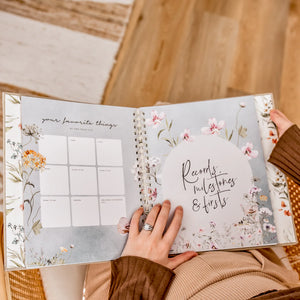 Fleur - Baby Memory Book - Peachly