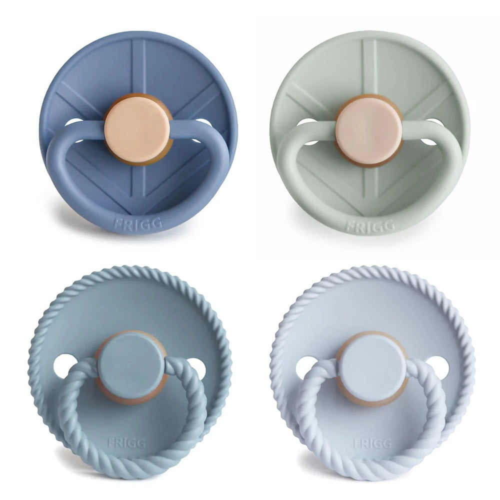 Multi Pacifier 4 Pack Latex - Skyline Serenity - Frigg
