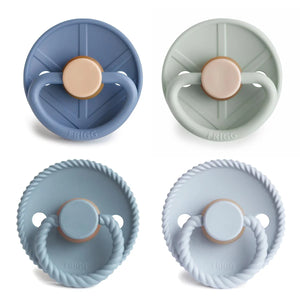 Multi Pacifier 4 Pack Latex - Skyline Serenity - Frigg