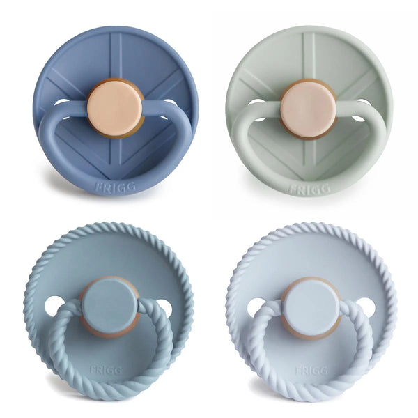 Multi Pacifier 4 Pack Latex - Skyline Serenity - Frigg