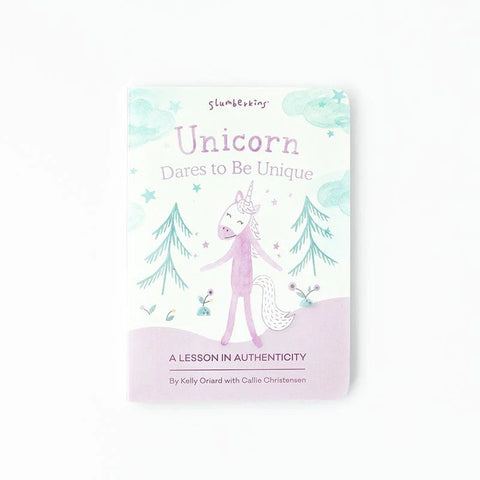Unicorn Dares to be Unique Board Book - Slumberkins