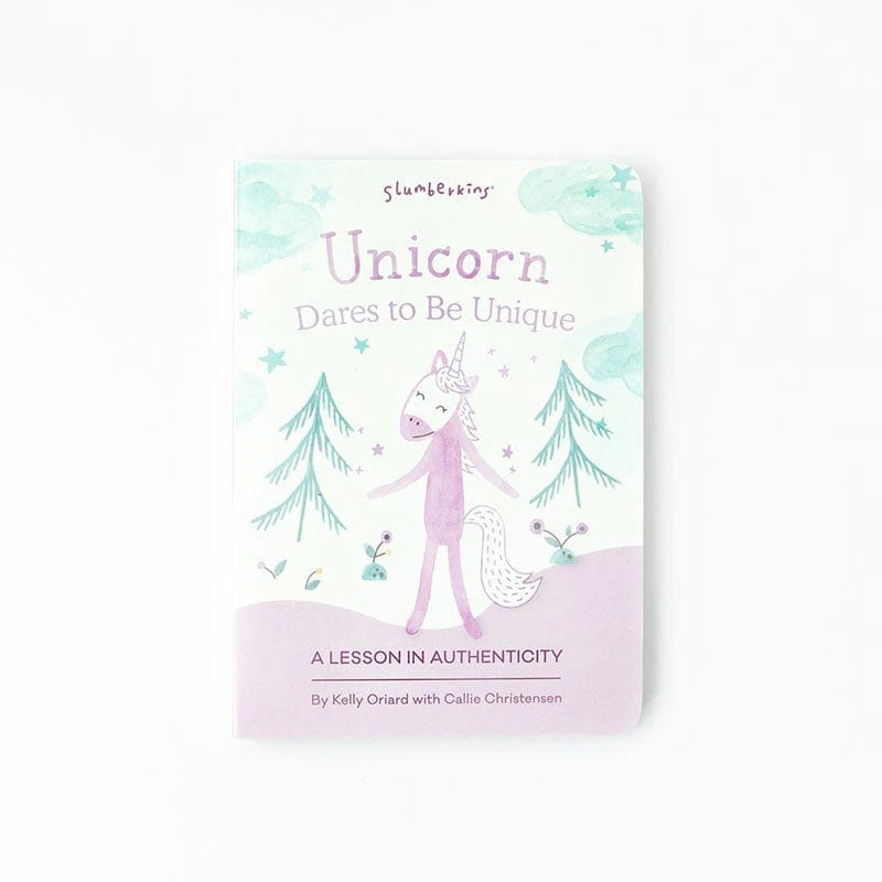 Unicorn Dares to be Unique Board Book - Slumberkins