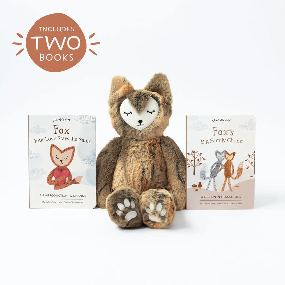 Fox Kin Set - Soft Toy + Books- Slumberkins