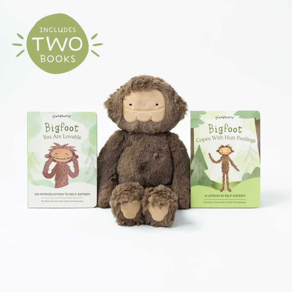 Bigfoot Kin Set - Soft Toy + Books - Slumberkins