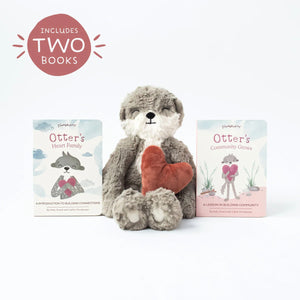 Otter Kin Set - Soft Toy + Books - Slumberkins